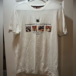 Dolce & Gabbana White Short Sleeve Tee